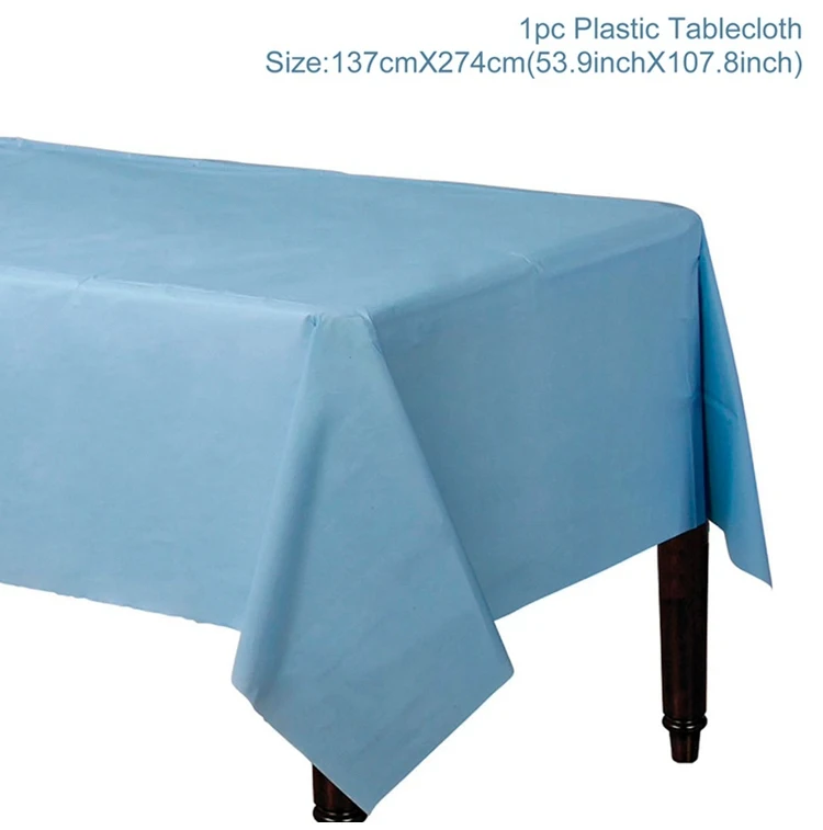 Blue Tablecloth Воздушные шары в виде слона, украшения для девочек и мальчиков, детские украшения для дня рождения, крещения, крещения - Цвет: Blue Tablecloth