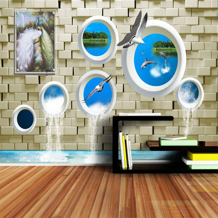 3D обои с рисунком кирпичей настенные рулоны для стен гостиной украшения дома