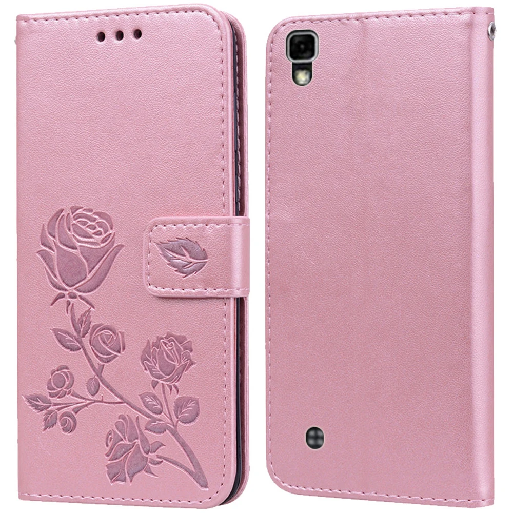 Роскошный кожаный чехол-книжка с откидной крышкой для LG X Power K210 K220DS k220y F750K