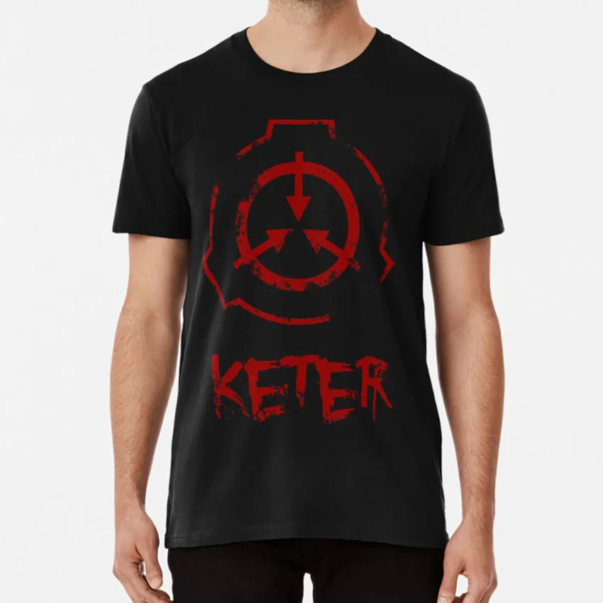 SCP foundation: футболка Keter keter scp foundation vector graphic typo типографские слова