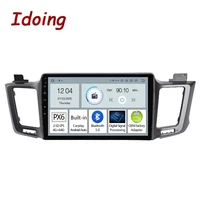 idoing px6 car android auto carplay radio player for toyota rav4 4 5 xa40 xa50 2013 2018 head unit plug and play gps navigation