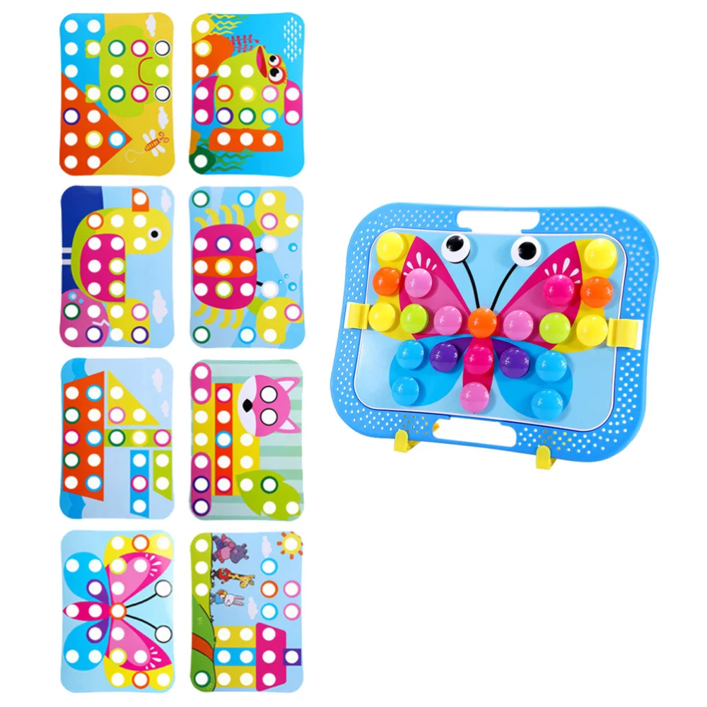 

1 Set Button Puzzle Intellectual Matching Early Educational