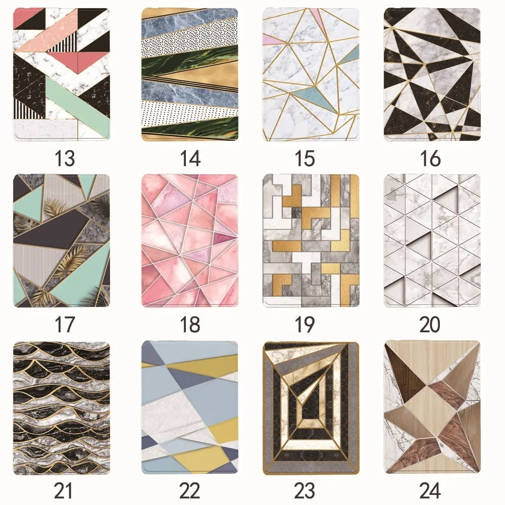 Чехол книжка из искусственной кожи для планшета ультратонкий разноцветный