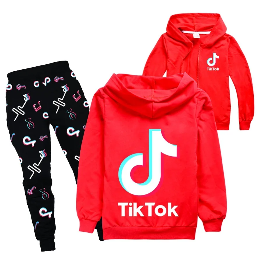 

New Children's Clothing Suit Toddler Boy Girl Spring Autumn Fashion 2PCS Boy zipper Jacket +Pants Outfit Teenagers Tracksuits