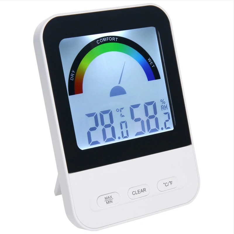 

Digital Hygrometer Indoor Thermometer, LCD Monitor Thermometer, Suitable for Home Office Basement, Celsius Temperature