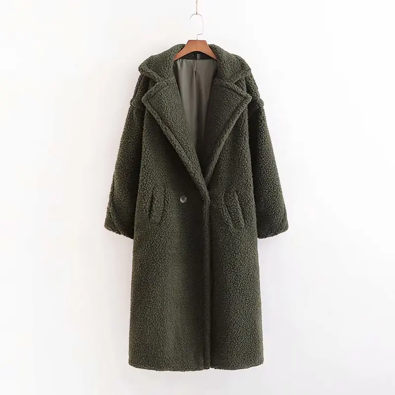 Длинное пальто в европейском и американском стиле Xd90 2646|Женские куртки| |