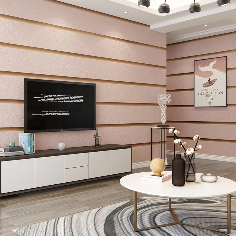 Papier peint современные вертикальные полосатые обои для спальни домашний декор стен