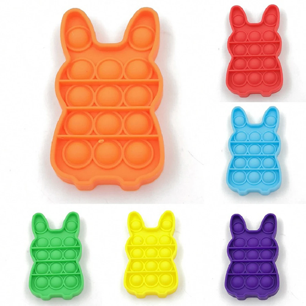 

Hand For Autism ADHD Anxiety Relief Focus Kids Anti-Stress Stress Fidget Toys Push Bubble Sensory Toys