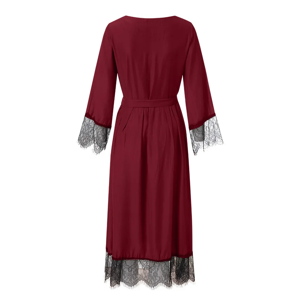 Женское кружевное платье повседневное мусульманское абайя Дубай Рамадан Турция