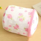 1 шт., Цветочный цвет, одежда, стиральная машина, мешки для стирки, чулочно-носочные изделия, женские бюстгальтеры, Сетчатая Сумка для стирки, инструменты для ванной комнаты