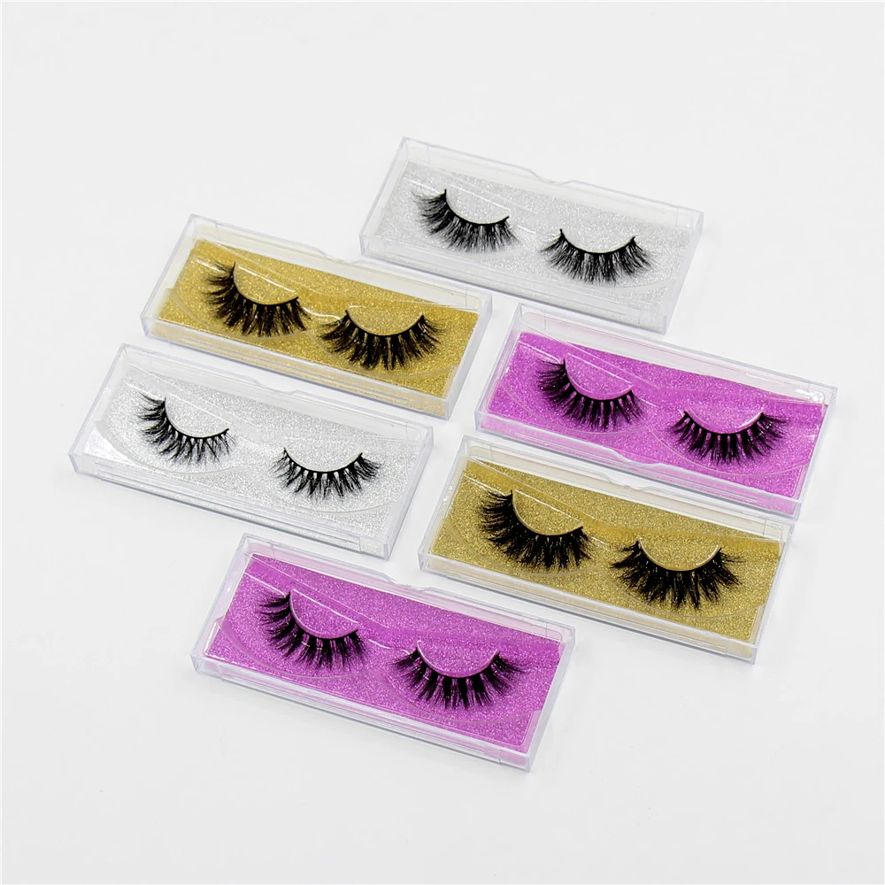 Ресницы 3D норковые оптом 100 пар накладные ресницы ручной работы 33 вида блестящие