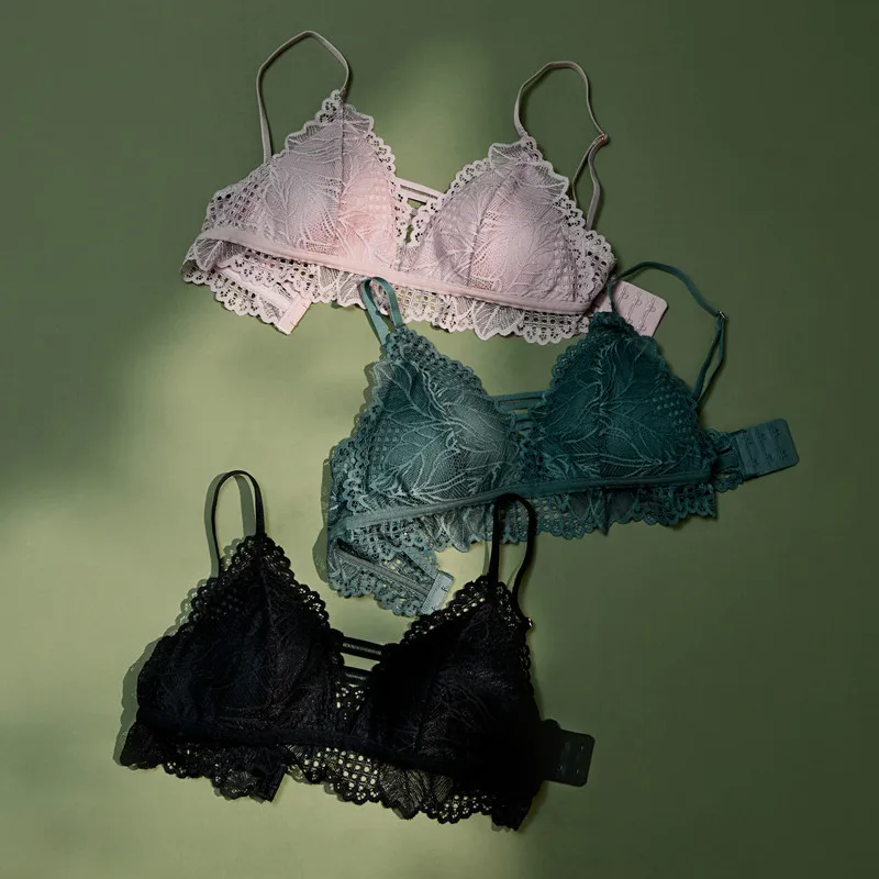 Wriufred сексуальные дышащие кружевные трусики Бралетт комплекты тонкий хлопковый