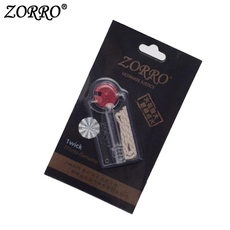 Зорро флинты и фитиль для сигаретных зажигалок Zippo и любых масляных бензиновых зажигалок - Цвет: 1pc
