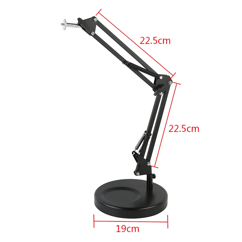 Adjustable Cantilever Bracket Arm Stand For Video Microscope Camera CCTV Network Camera M6 Mounting Interface