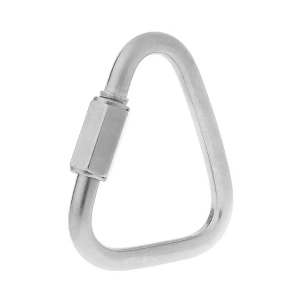 2 шт. треугольный карабин из нержавеющей стали для альпинизма | Спорт и