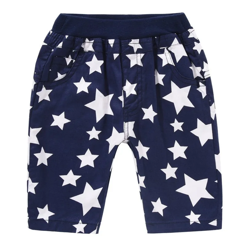 Boys Casual Knee Length Plaid Striped Print Shorts Outfits Kids Summer Comfy Straight Pants Fashionable Children Bottom Wear |