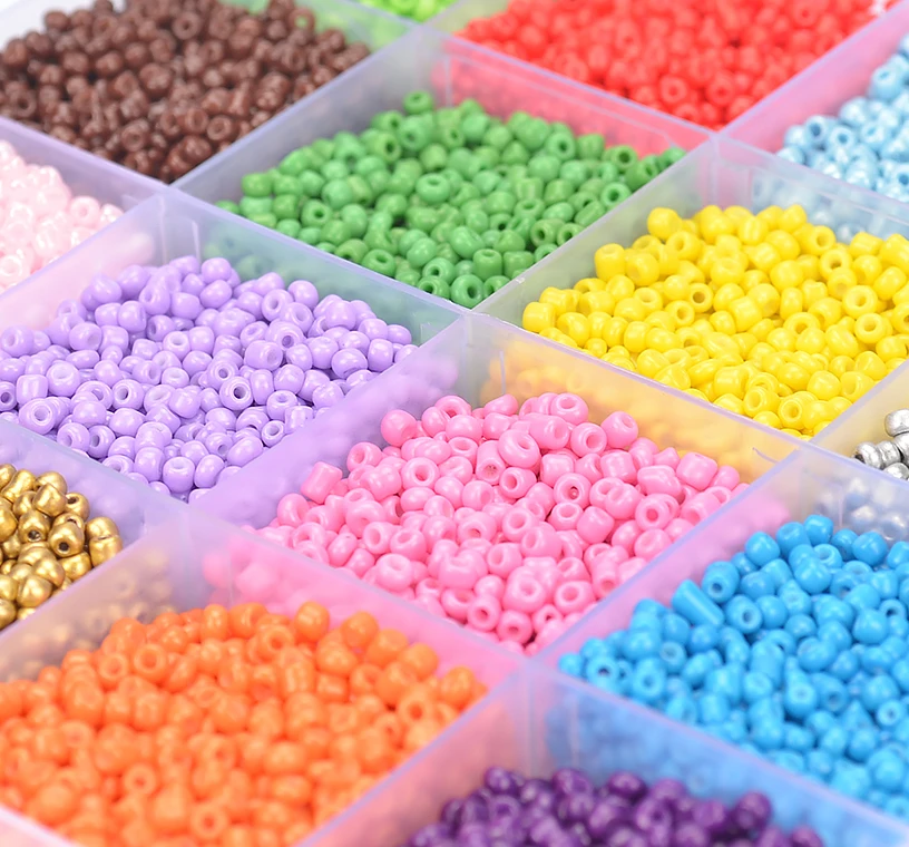 бусины 2 мм 3 4 ммШарм бисер из чешского стекла для изготовления украшений своими