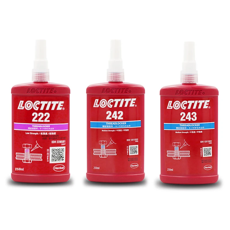 Новый 250 мл клей для запечатывания винтов с резьбой Loctite 222 242 243 262 263 271 272 277