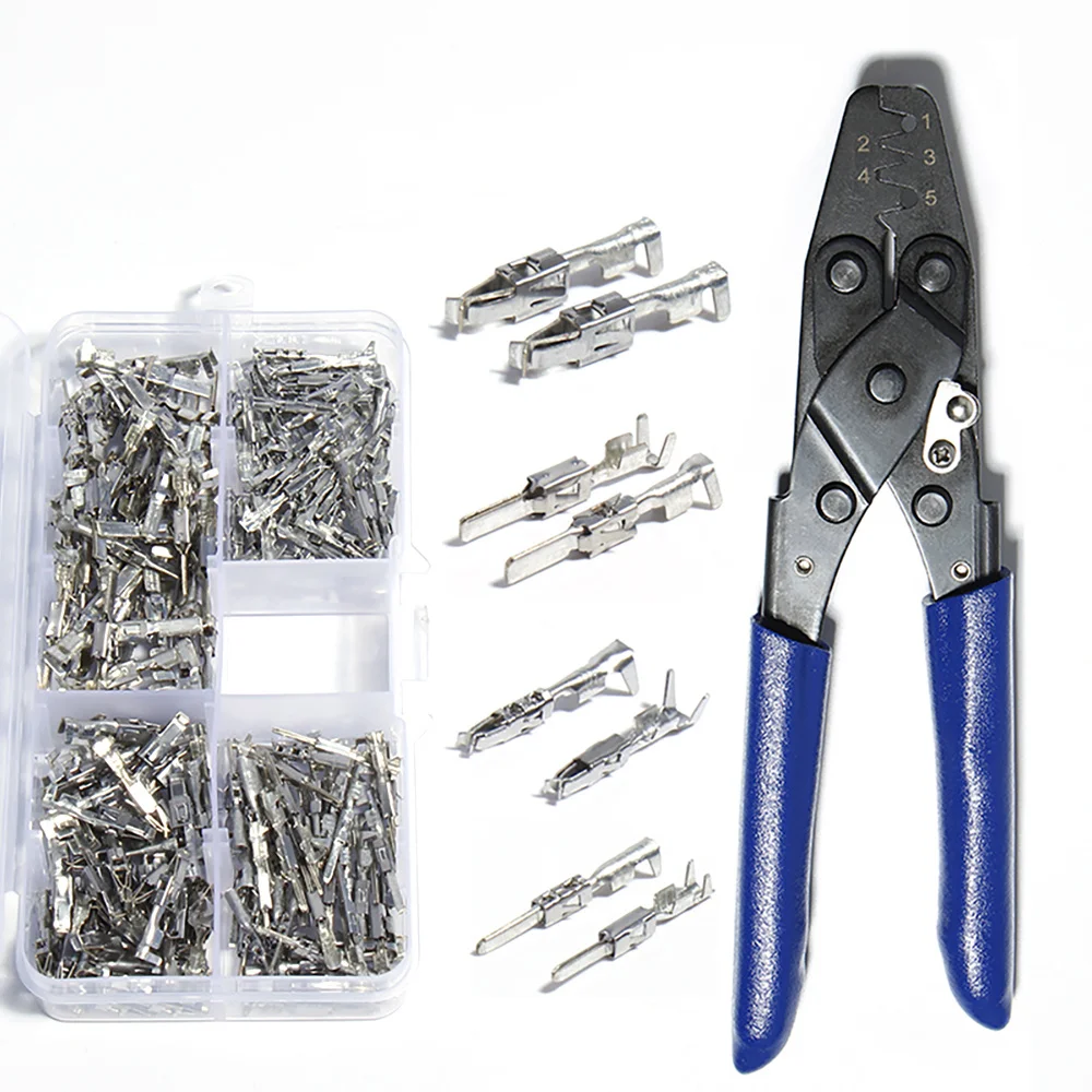 

Mixted Auto car Crimping Wire Terminal Repair Automotive Male Female Connector tools For VW Tyco TE Seat 1.5/3.5mm