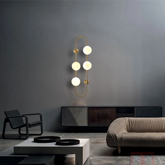 Nordic Light роскошный настенный бра простой современный гостиной искусство коридор