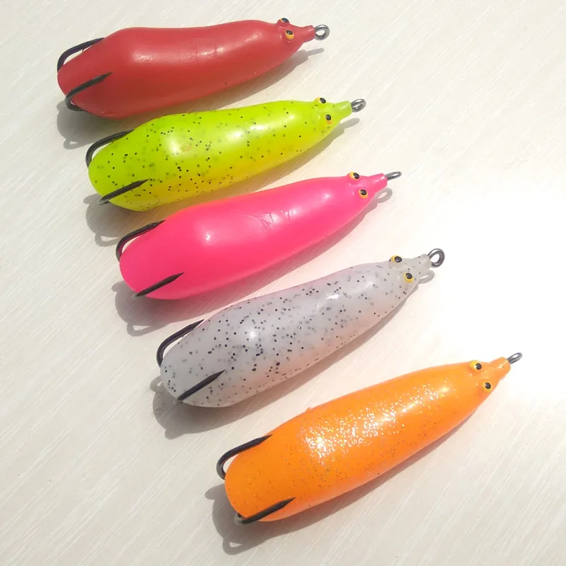 1 шт. 8 5 см/18 г длинная кастинговая Лягушка Мягкая рыболовная приманка с прочный