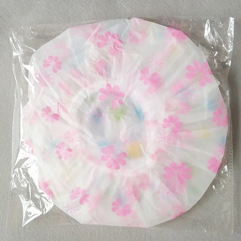 Шапочка для душа водонепроницаемая высокое качество эластичная 1 шт. женская