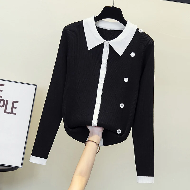 

Черный милый вязаный