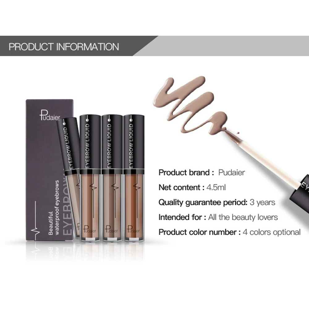 Натуральный макияж бровей помада гель стойкая краска для усиления цвета