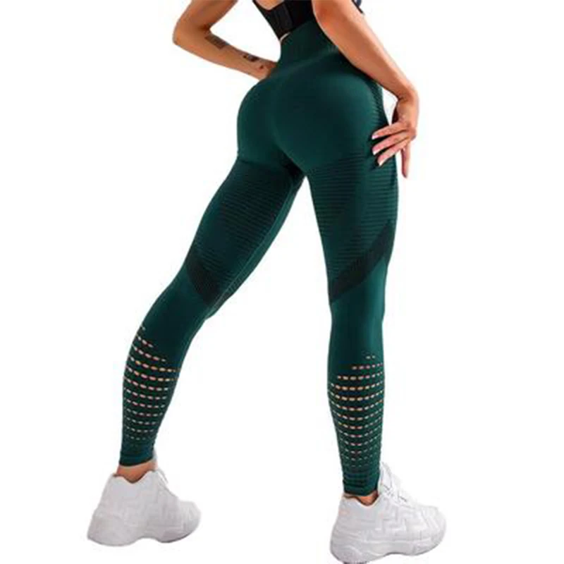 

Peeli High Waist Seamless Leggings Yoga Pants Push Up Fitness Tight Workout Tummy Control Gym Leggings Athletic Pants Sportswear