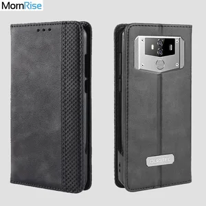 luxury retro slim magnetic leather flip cover for oukitel k12 2019 case book wallet card stand soft cover mobile phone bags free global shipping
