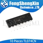 10 шт.лот TL074 DIP14 TL074CN DIP-14 операционный усилитель IC