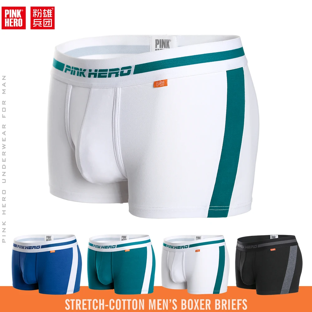 PINKHERO Fashion Male Underpants For Men,Including High Quality Comfortable Cotton Underwear Boxer Briefs