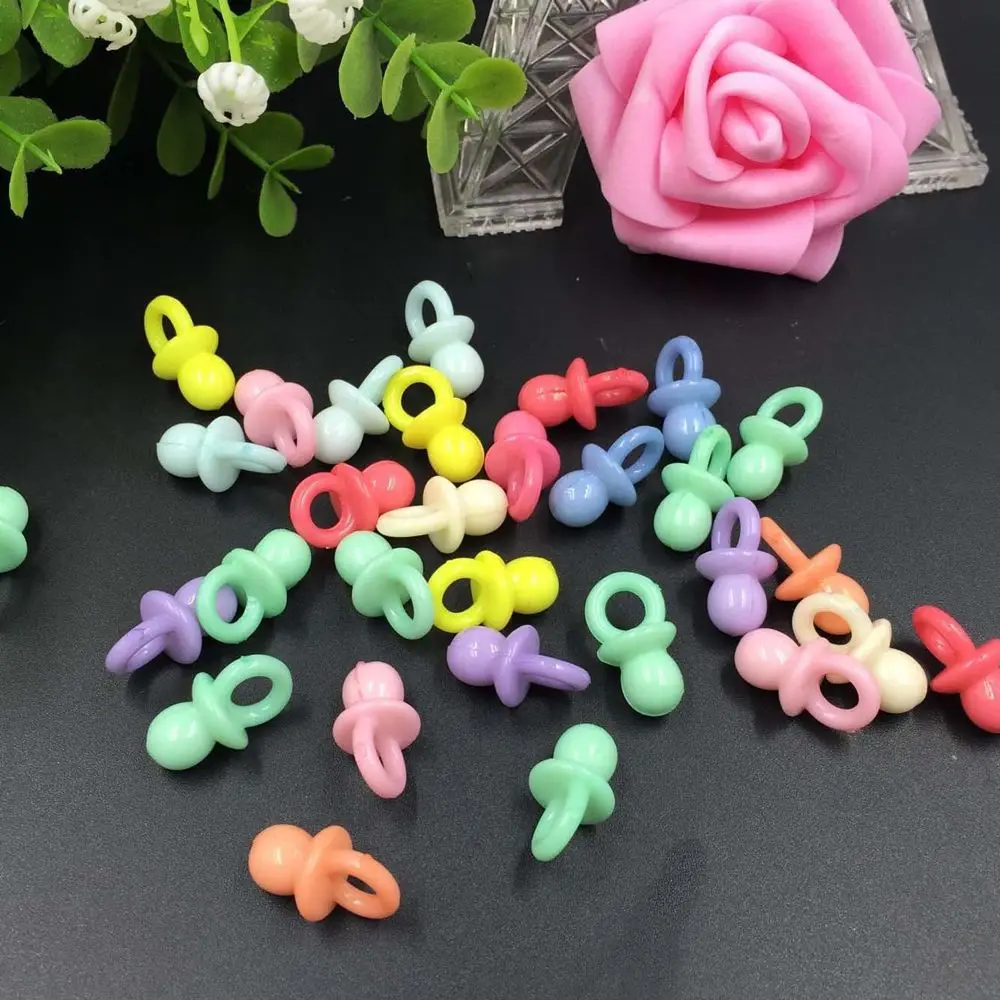 50 шт. Маленькие соски с бусинами настенные подвесные украшения для детского душа