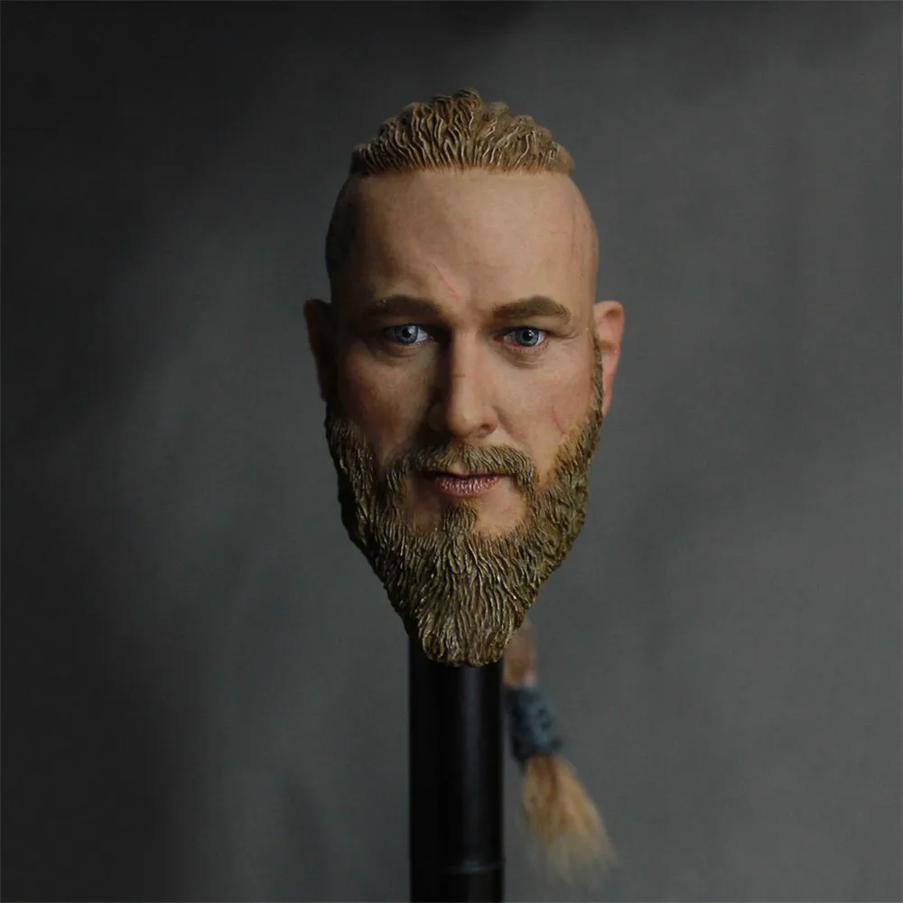 

1/6 Scale Ciaran Donnelly Scandinavian Vikings Gabriel Byrne Travis Fimmel Head Sculpt Headplay for 12" Action Figure Body Toys