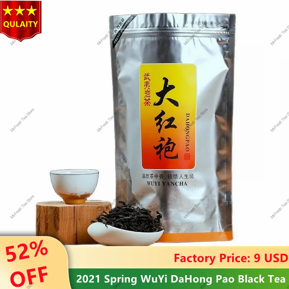 

2021 Китай Da Hong Pao Oolong-Китайский Большой красный халат с приятным вкусом Dahongpao-чай Oolong-органический зеленый чай-чайник