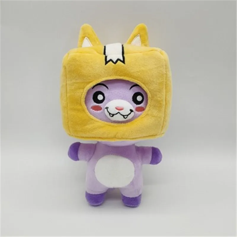 

8CM-29CM Lankybox Plush toys carton villain transformed into Cat pillow doll Headcover animation peripheral creative doll