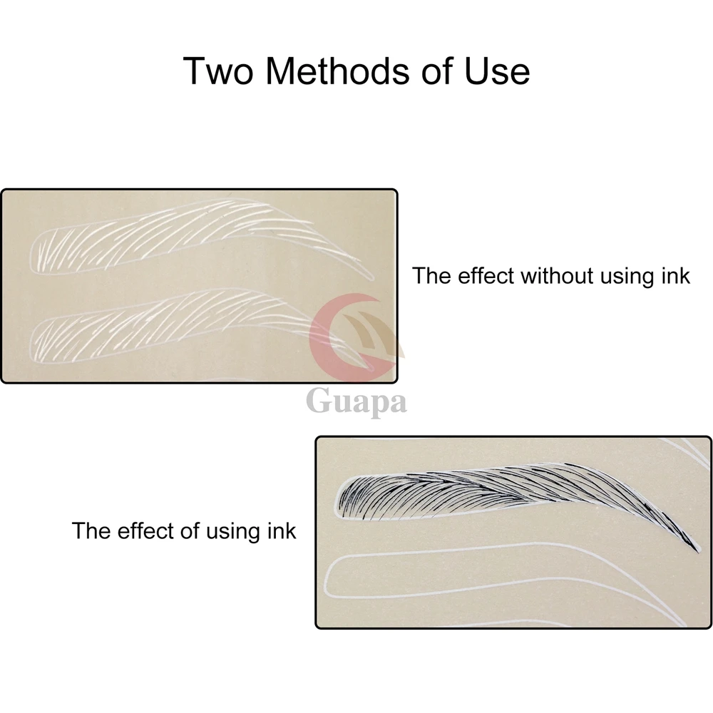 2 шт. товары для практики микроблейдинга латексная кожа бровей Перманентный