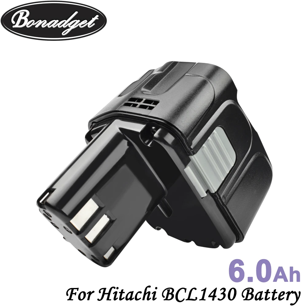Bonadget BCL1430 2 шт 14 4 V 6000mAh литий ионный аккумулятор для Hitachi CJ14DL DH14DL EBL1430 BCL1415 батарея