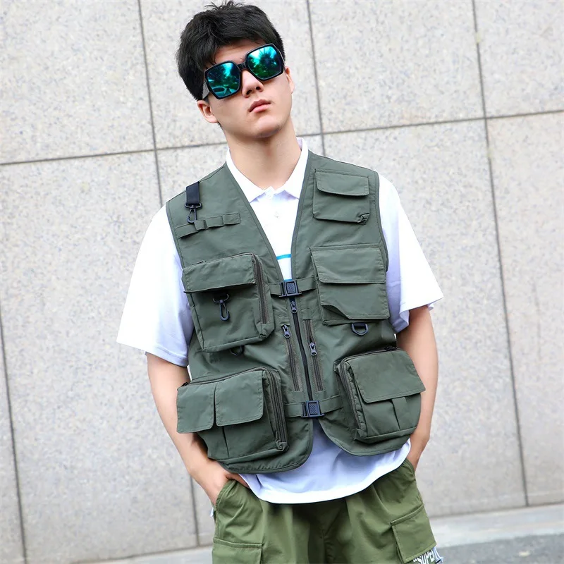 

Fishing Jacket Quick-drying Mesh Vestt Multi-Pocket Mesh Vest Outdoor Vest Multi Pocket Summer Mesh Vest