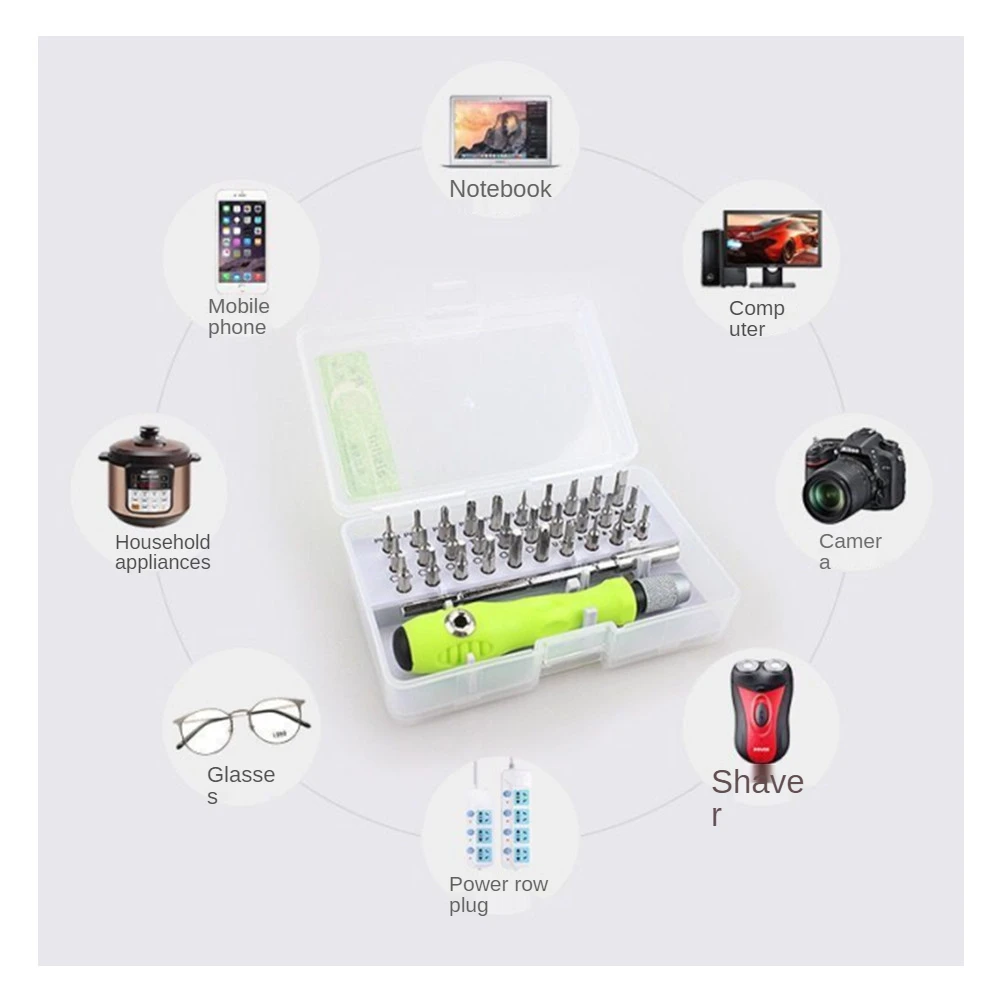 Набор отверток 32 в 1 комплект прецизионных магнитных мини-отверток для ремонта