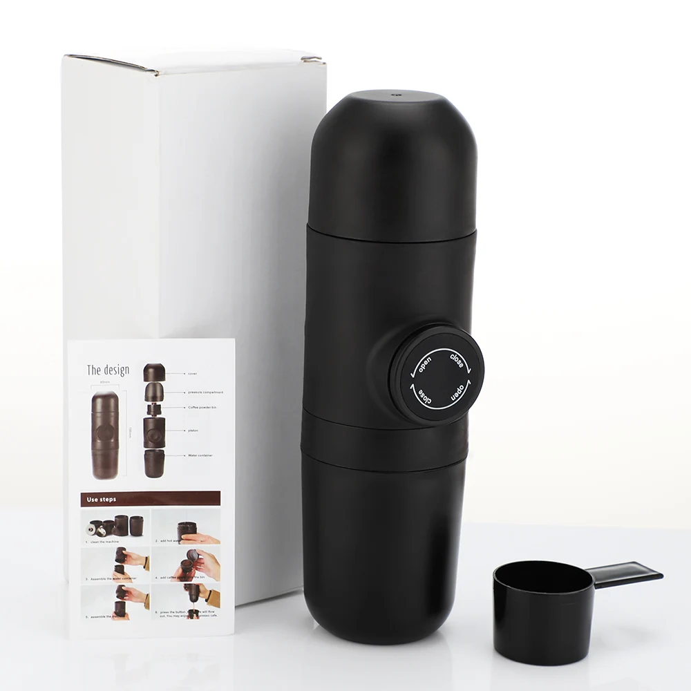 

Manual Coffee Machine Portable Espresso Coffee Machine Hand Press Mini Coffee Machine Indoor Outdoor Accompanying Household Offi