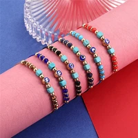 yizizai gothic demon eye beads bracelet evil eye charm femme bracelets for women friendship luckly jewellry gifts drop shipping