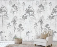 custom mural wallpaper 3d5d8d nordic hand painted fantasy forest tv background wall
