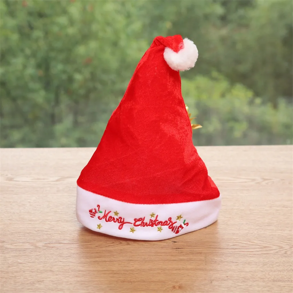 Лоскутный белый колокольчик Рождественский подарок Санта Клаус Красная