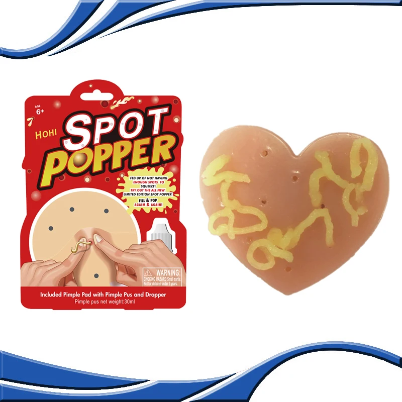 

New hot spot funny nose blast a acne removal squeeze decompression prank toy special Christmas gift pranks toys
