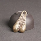 Цельный латунный мужской брелок с подвеской в виде яиц, автомобильный брелок, аксессуары сделай сам