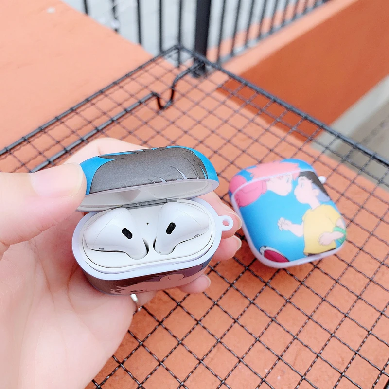 3D Милые Мультяшные чехлы для наушников airpods Милая коробка Apple Airpods 1/2 Защитная