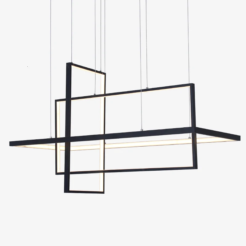 Креативная Современная квадратная Люстра Столовая Спальня