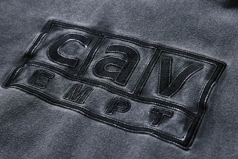 CAV EMPT C.E Gray Purple Green Hoodie Men Women Logo Cavempt Hoodie Embroidered Letters Cavempt Vintage Fashion Sweatshirt