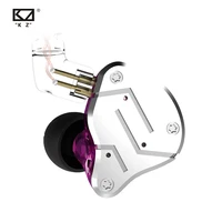 kz zsn 1dd1ba hybrid in ear monitor noise cancelling hifi music earbuds sports stereo bass headset with microphone